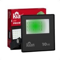 Foto do produto Projetor Refletor Led 10w Luz Verde Bivolt Kian