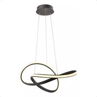 Foto do produto Lustre Pendente Moderno 45W Luz 3 em 1 Nitrolux Café