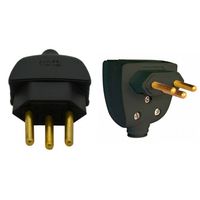 Foto do produto Plugue Versátil Macho Preto 20a 250V 2P+T 615853 Pial