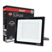 Foto do produto Refletor Projetor LED Slim 6500K 200W Bivolt Avant 259701370