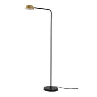 Foto do produto Abajur de Coluna LED Zavi 7W 3000K Ouro Fosco e Preto - Nordecor 2552