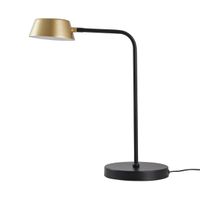 Foto do produto Abajur LED Zavi 7W 3000K Ouro Fosco e Preto - Nordecor 2551