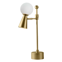 Foto do produto Abajur Teas Dourado Fosco - Nordecor 2473