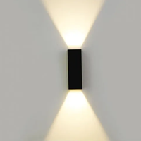 Foto do produto Arandela LED Tynn Facho Duplo 5W 3000K Preto - Nordecor 2293