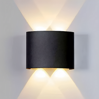Foto do produto Arandela LED Yori Externo IP65 4W 3000K Preto - Nordecor 2703