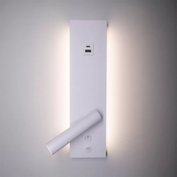 Foto do produto Arandela LED com USB Enna 12W 3000K Branco - Nordecor 2850