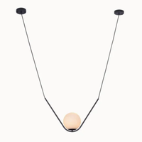 Foto do produto Pendente Gefy Preto com Branco - Nordecor 2306