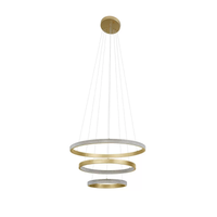 Foto do produto Pendente LED Bean 83W 3000K Bivolt Dourado Fosco - Nordecor 2459