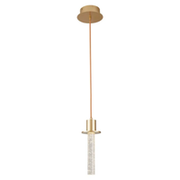 Foto do produto Pendente LED Kalu 3W 3000K Bivolt Dourado Fosco - Nordecor 2766
