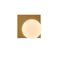 Foto do produto Arandela LED Zania Redondo 6W 3000K Dourado - Nordecor 2719
