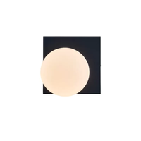 Foto do produto Arandela LED Zania Redondo 6W 3000K Preto - Nordecor 2718