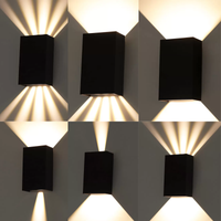 Foto do produto Arandela LED Siki Externo IP65 10W 3000K Preto - Nordecor 6691