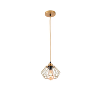 Foto do produto Pendente Ollin 25cm E27 Dourado - Nordecor 2599