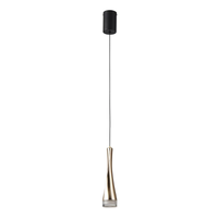 Foto do produto Pendente LED Noet 5W 3000K Bivolt Champagne - Nordecor 2570