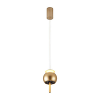 Foto do produto Pendente LED Oliwa 10W 3000K Bivolt Ouro Champagne - Nordecor 2807