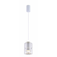 Foto do produto Pendente LED Roz 10W 3000K Bivolt Branco - Nordecor 2696