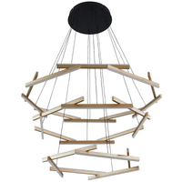 Foto do produto Pendente LED Wida 100cm 185W 3000K Bivolt Ouro Champagne - Nordecor 2785