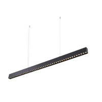 Foto do produto Pendente LED Lyta Pro Linear 40W 3000K Bivolt Preto - Nordecor 2836