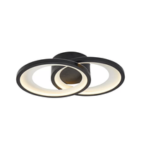 Foto do produto Plafon de Sobrepor LED Zahal Eli 42W 3000K Bivolt Preto - Nordecor 2514