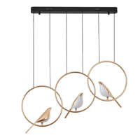 Foto do produto Pendente LED Vogel Tri 30W 3000K Bivolt Dourado e Preto - Nordecor 2431