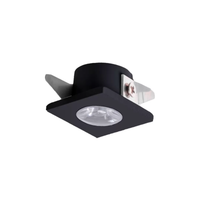 Foto do produto Spot de Embutir LED Elysa Quadrado 1W 3000K Bivolt Preto - Nordecor 6002
