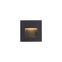 Foto do produto Balizador de Embutir LED Linder Quadrado Externo IP65 3W 3000K Bivolt Preto - Nordecor 2446
