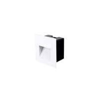 Foto do produto Balizador de Embutir LED Linder Quadrado Externo IP65 3W 3000K Bivolt Branco - Nordecor 2020