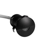Foto do produto Balizador de Embutir LED Romi Redondo 1W IRC 90 3000K Bivolt Preto - Nordecor 2840
