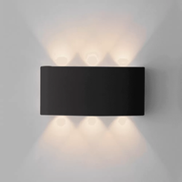 Foto do produto Arandela LED Ranne Retangular Externo IP65 18W 3000K Bivolt Preto - Nordecor 2337