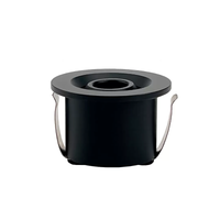 Foto do produto Spot de Embutir LED Ollo Redondo IRC 90 1W 3000K Bivolt Preto - Nordecor 6541