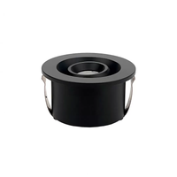Foto do produto Spot de Embutir LED Ollo Redondo IRC 90 3W 3000K Bivolt Preto - Nordecor 6543
