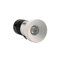 Foto do produto Spot de Embutir LED Auko Lai Redondo IRC 90 1W 3000K Bivolt Branco - Nordecor 6536