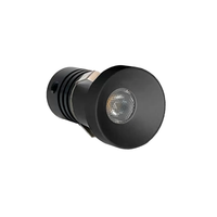 Foto do produto Spot de Embutir LED Auko Lai Redondo IRC 90 1W 3000K Bivolt Preto - Nordecor 6537