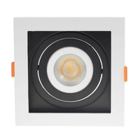 Foto do produto Spot de Embutir Flea Quadrado Par20 Branco e Preto - Nordecor 6192