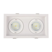 Foto do produto Spot de Embutir Flea Duo Dicróica MR16 Par16 Branco - Nordecor 6331