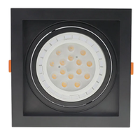Foto do produto Spot de Embutir Flea Quadrado AR111 Preto - Nordecor 6200