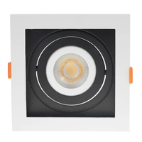 Foto do produto Spot de Embutir Flea Quadrado Par30 Branco e Preto - Nordecor 6195
