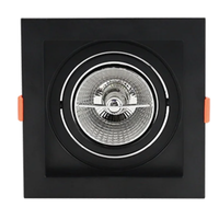 Foto do produto Spot de Embutir Flea Quadrado AR70 Preto - Nordecor 6197