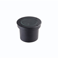 Foto do produto Embutido de Solo Chão LED Venna Redondo IP67 IRC 90 15W 3000K Bivolt Preto - Nordecor 6419