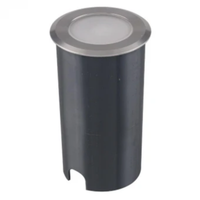 Foto do produto Embutido de Solo Chão LED Pinne Redondo Externo 1W 3000K Bivolt Alumínio - Nordecor 6149