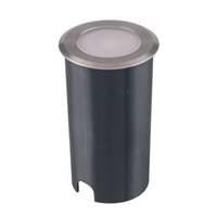Foto do produto Embutido de Solo Chão LED Pinne Redondo Externo 1W Âmbar Bivolt Alumínio - Nordecor 6171