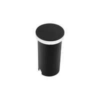 Foto do produto Embutido de Solo Chão LED Siva Redondo Externo 1W 3000K Bivolt Preto - Nordecor 6580