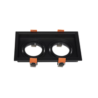 Foto do produto Spot de Embutir Loyo Duplo Dicróica Par16 MR16 Preto - Nordecor 6823