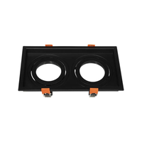 Foto do produto Spot de Embutir Loyo Duplo Par20 Preto - Nordecor 6829