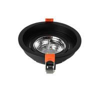 Foto do produto Spot de Embutir Loyo Redondo AR70 Preto - Nordecor 6941