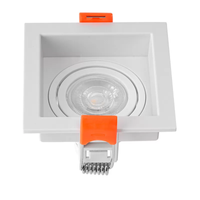 Foto do produto Spot de Embutir Loyo Quadrado Mini Dicróica MR11 Branco - Nordecor 6818