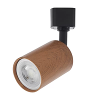 Foto do produto Spot de Trilho Holzi Dicróica Par16 MR16 Imbuia e Preto - Nordecor 6604