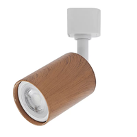 Foto do produto Spot de Trilho Holzi Dicróica Par16 MR16 Imbuia e Branco - Nordecor 6603