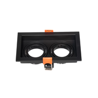 Foto do produto Spot de Embutir Loyo Duplo Mini Dicróica MR11 Preto - Nordecor 6913