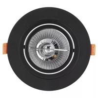 Foto do produto Spot de Embutir Plano Redondo AR70 Preto - Nordecor 6285